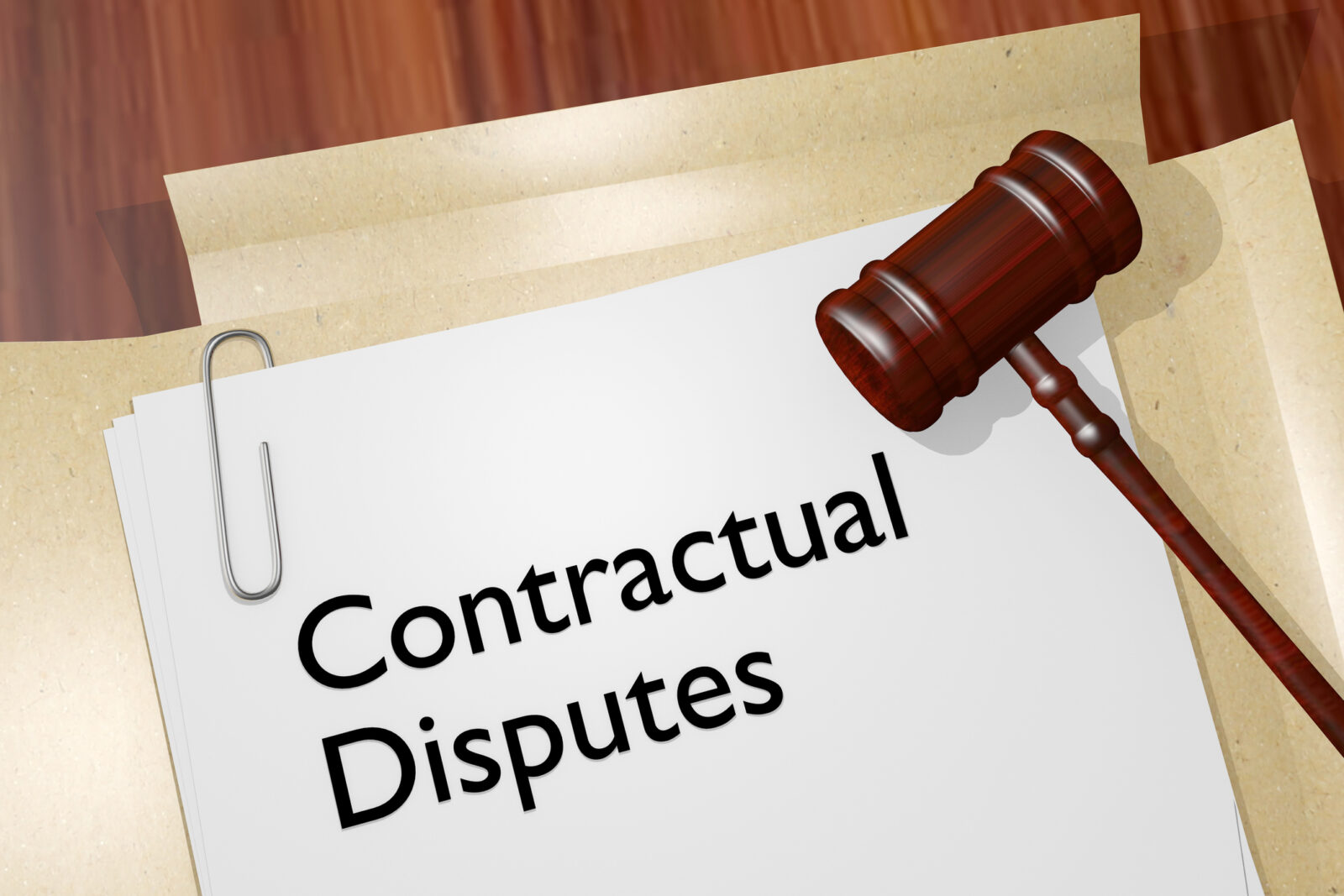 Contractual Disputes concept Contractual Disputes